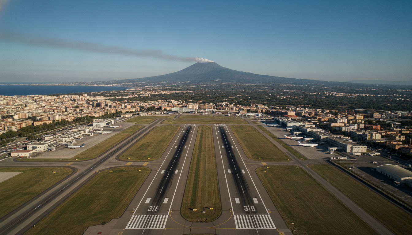 l'aéroport de catane reprend ses vols après une semaine d'éruptions majeures de l'etna, assurant à nouveau la connexion essentielle de la région.