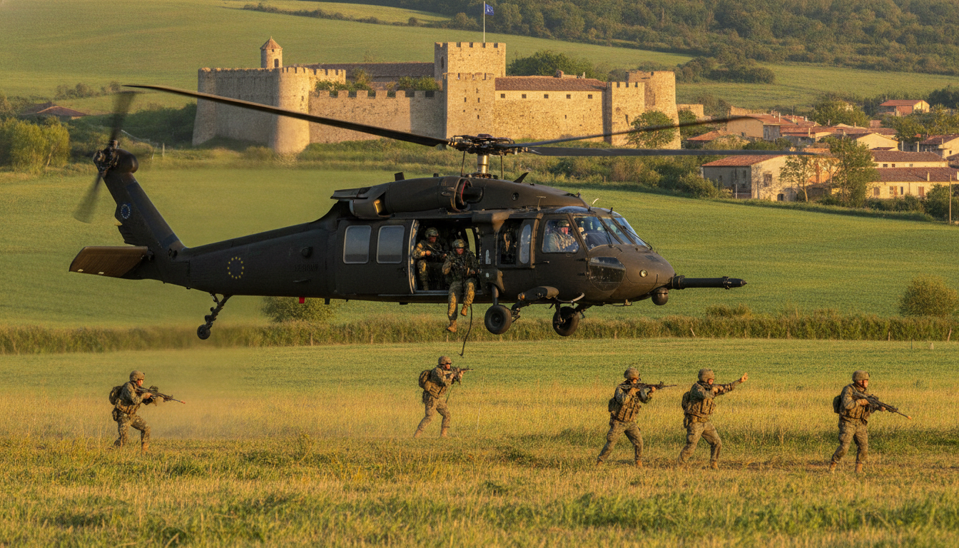 lockheed martin renforce son soutien aux hélicoptères black hawk en europe, améliorant la maintenance et la disponibilité pour les forces de l'union européenne.