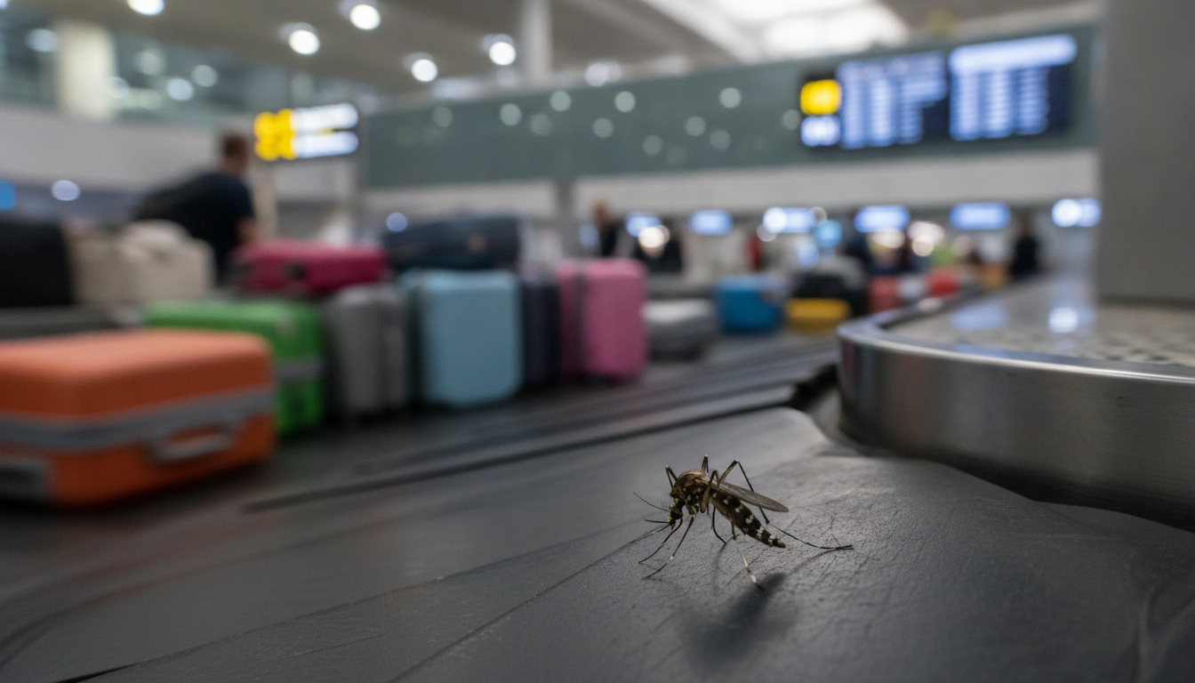 le « paludisme d’aéroport » fait deux victimes mortelles et hospitalise quatre personnes, provoqué par un moustique transporté accidentellement par avion, soulevant des inquiétudes sanitaires.