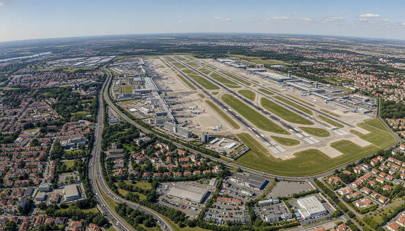 paray-vieille-poste, une commune qui a sacrifié les deux tiers de ses terres pour permettre l'expansion de l'aéroport, illustrant les enjeux territoriaux et économiques liés au développement aérien.