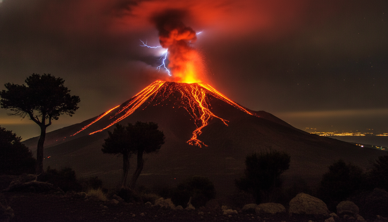 découvrez l'éruption spectaculaire de l'etna en sicile, un spectacle naturel impressionnant de lave en fusion captivant les visiteurs et les passionnés de volcanologie.