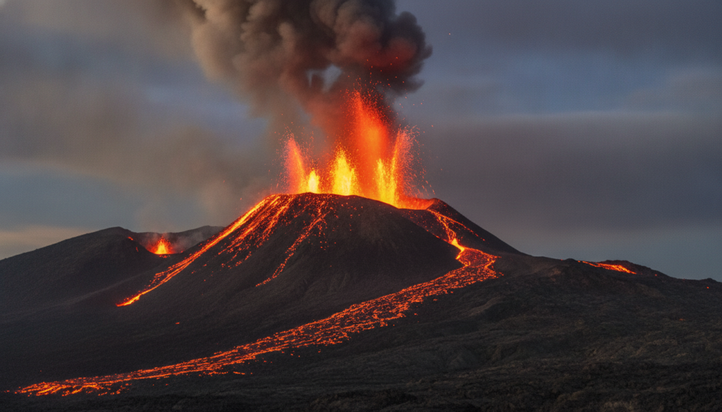 Sicile : L&rsquo;Etna entre en activité et dévoile un spectacle spectaculaire de lave en fusion