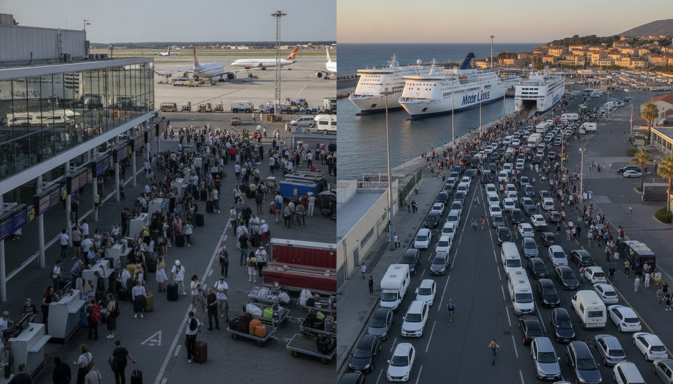 découvrez un week-end historique avec un trafic intense à l'aéroport d'ajaccio et un afflux remarquable à bastia, la porte d'entrée emblématique de la corse.