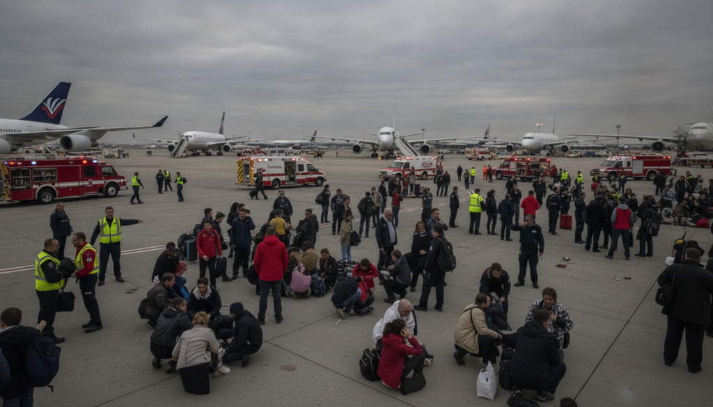 découvrez les conséquences dramatiques du départ prématuré des contrôleurs aériens à l'aéroport de new york, une tragédie aux répercussions majeures sur la sécurité et les vols.