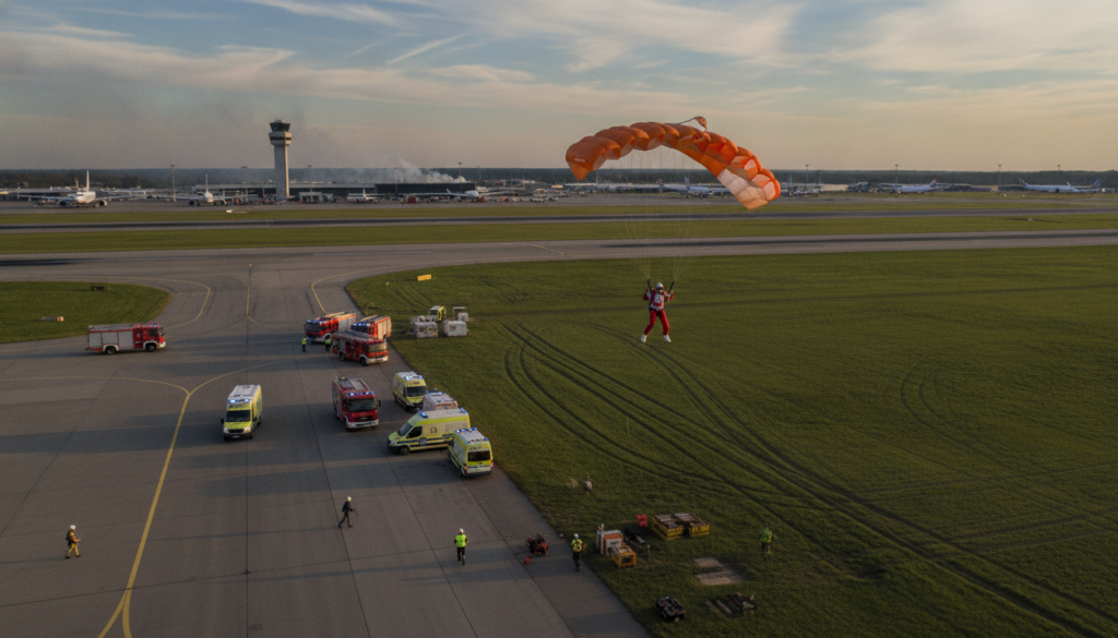 une jeune femme trouve la mort à l'aéroport de saint-nazaire après une chute tragique de 3 000 mètres en parachute. retour sur cet accident dramatique.