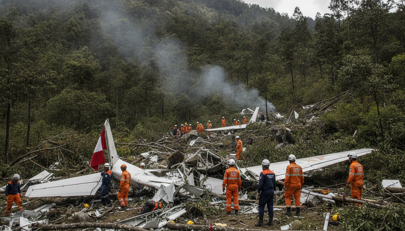 tragédie aérienne au pérou : un avion touristique s'est écrasé, faisant 13 victimes. découvrez les détails de cet accident tragique et ses conséquences.