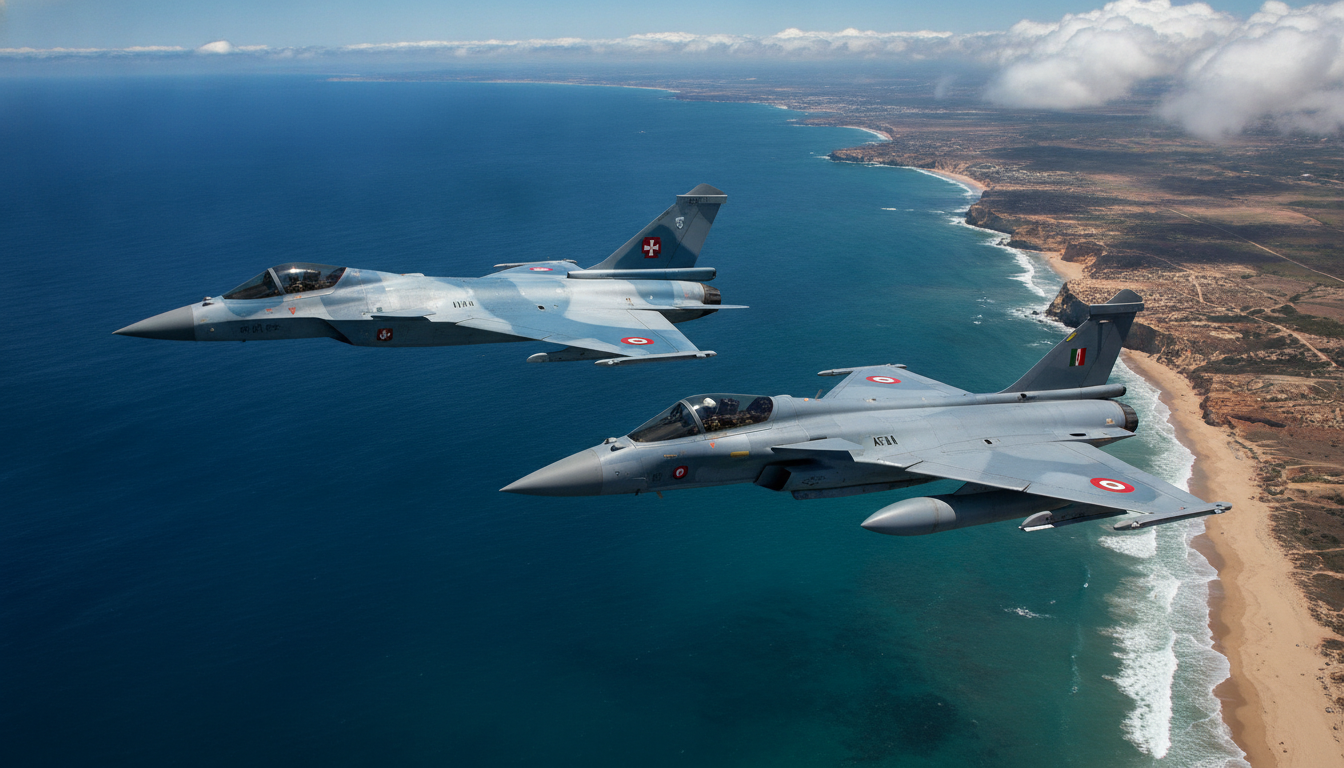 airbus et dassault aviation rivalisent pour décrocher le contrat de renouvellement de la flotte portugaise de chasseurs f-16, renforçant ainsi la défense aérienne du portugal.
