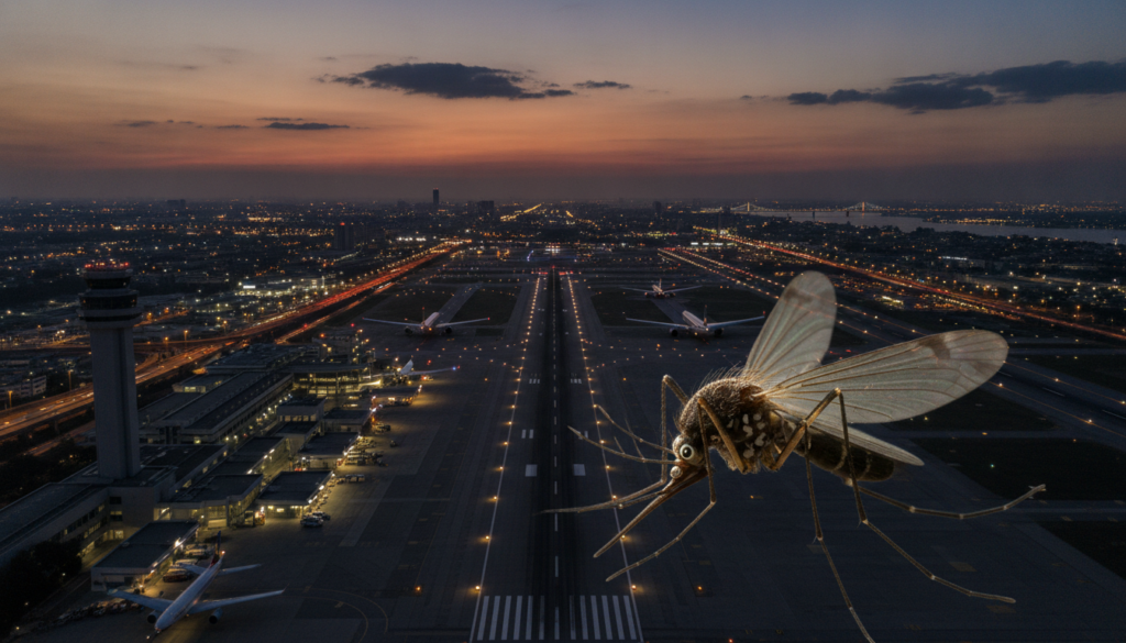 francfort en allemagne fait face à une rare vague de paludisme d’aéroport avec la confirmation d’un troisième cas, suscitant l'inquiétude et renforçant la surveillance sanitaire.