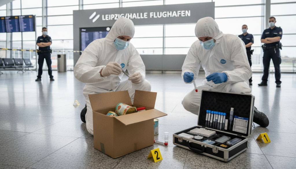 découvrez comment l'adn et une boîte de conserve jouent un rôle clé dans l'enquête allemande sur l'attaque à l'aéroport de leipzig, révélant des indices décisifs.