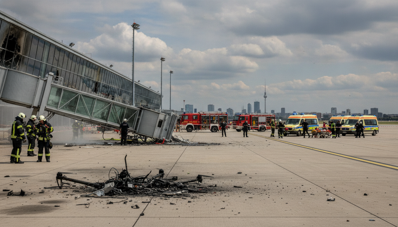 attaque par drone explosif à l’aéroport de leipzig : berlin soupçonne l'implication d'un agent russe du renseignement dans cet acte de tension sécuritaire.
