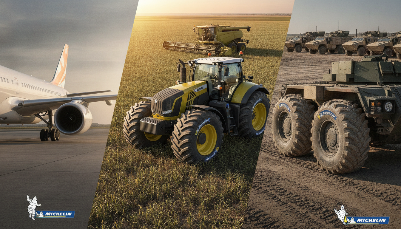 découvrez comment michelin déploie une stratégie audacieuse dans l'aviation, l'agriculture et la défense pour se démarquer de la concurrence féroce du marché des pneus.