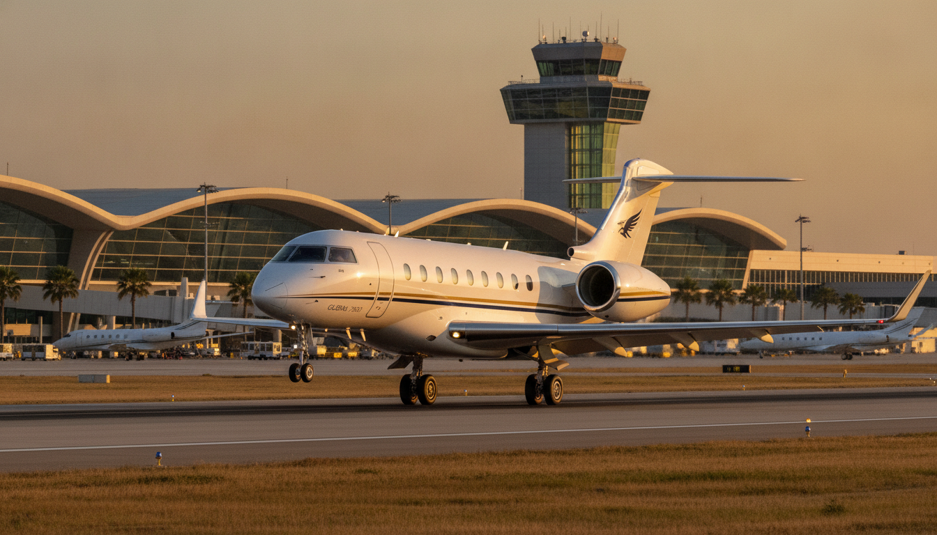 découvrez les secrets de ce jet privé ultra-luxe d'une valeur de 65 millions d'euros, fraîchement atterri à l'aéroport. plongez dans son design exclusif, ses technologies avancées et son confort inégalé.