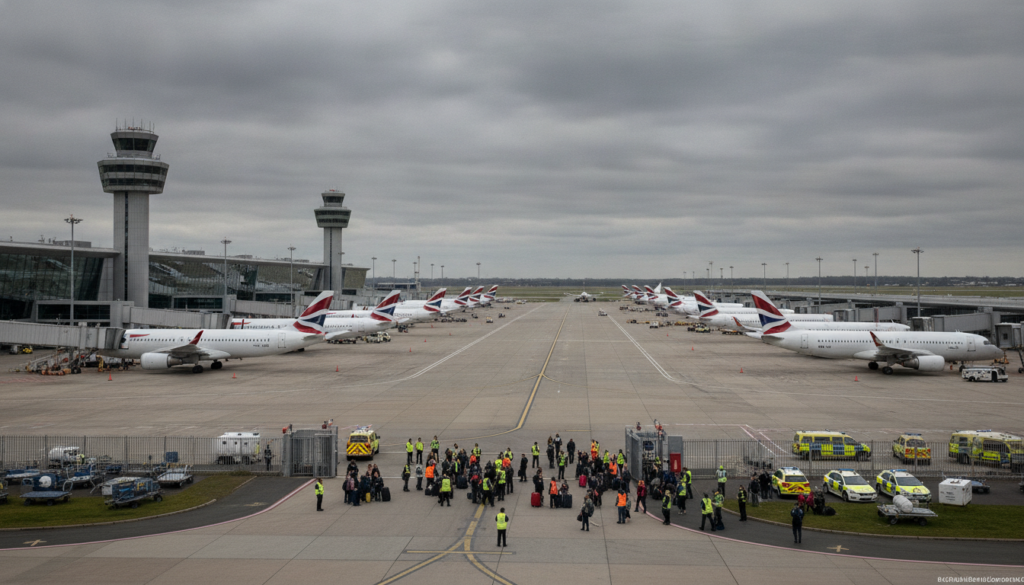 Chaos dans le ciel britannique : plus de 1 000 vols annulés suite à une panne majeure du contrôle aérien