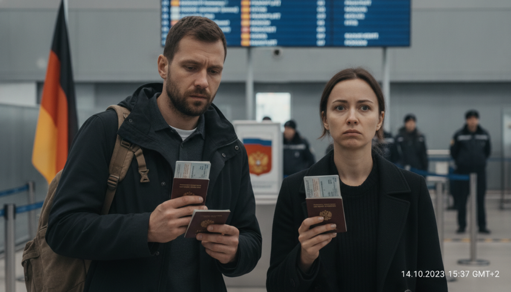 découvrez les réactions allemandes face au conflit en ukraine, avec deux individus munis de passeports impliqués dans les tensions entre moscou et berlin.