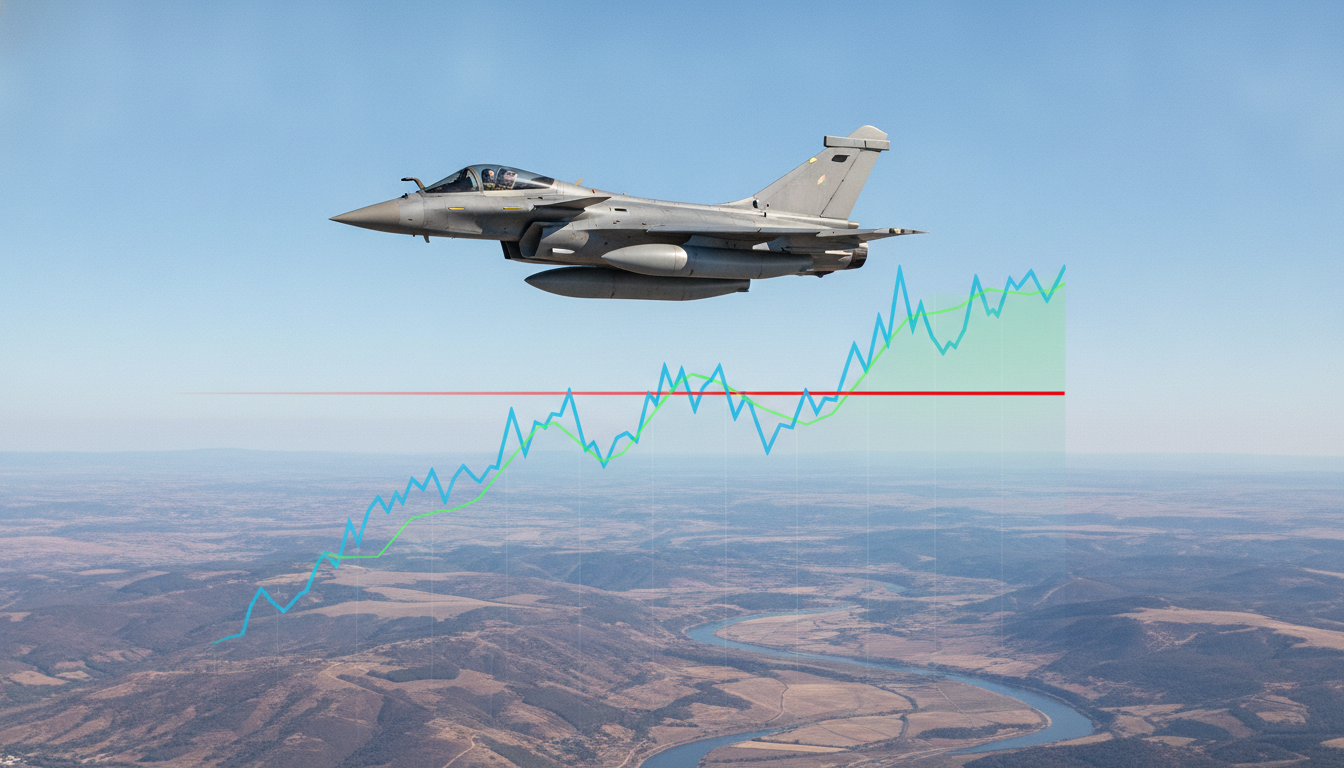 analyse de dassault aviation : perspectives d'une consolidation probable après avoir franchi les niveaux de résistance clés.