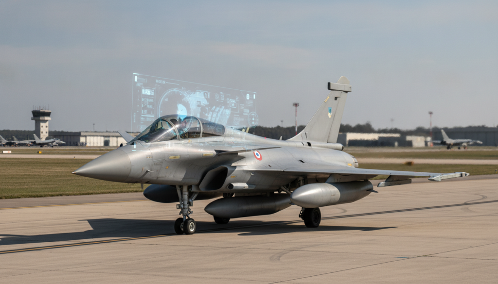 dassault aviation intègre une intelligence artificielle contrôlée et supervisée dans le rafale, inaugurant une nouvelle ère technologique pour l'aviation militaire française.