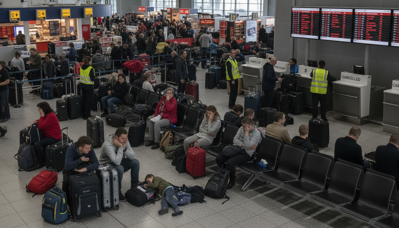 grève à l’aéroport de charleroi en belgique provoquant des perturbations sur des dizaines de vols et affectant près de 7 000 passagers. suivez les dernières informations et conseils pour vos déplacements.