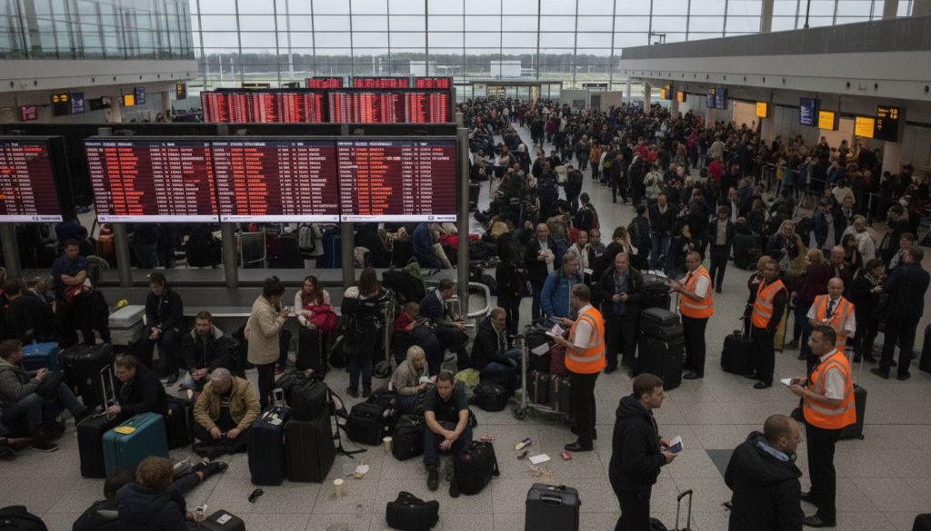 Heathrow, Gatwick : des pannes majeures paralysent les aéroports britanniques, impactant des centaines de vols