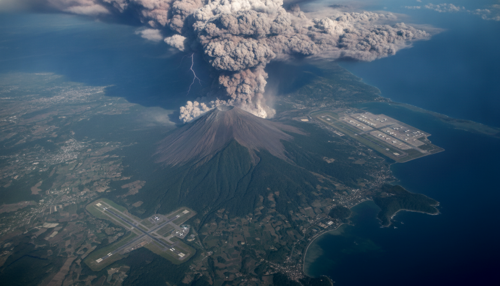 découvrez comment une éruption volcanique en indonésie a paralysé des dizaines de milliers de voyageurs, perturbant transports et activités dans la région.