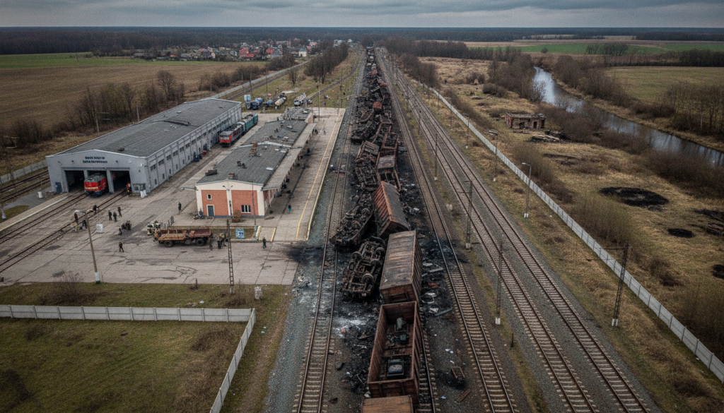 Kiev et Varsovie condamnent une attaque russe ciblant un train à la frontière polono-ukrainienne