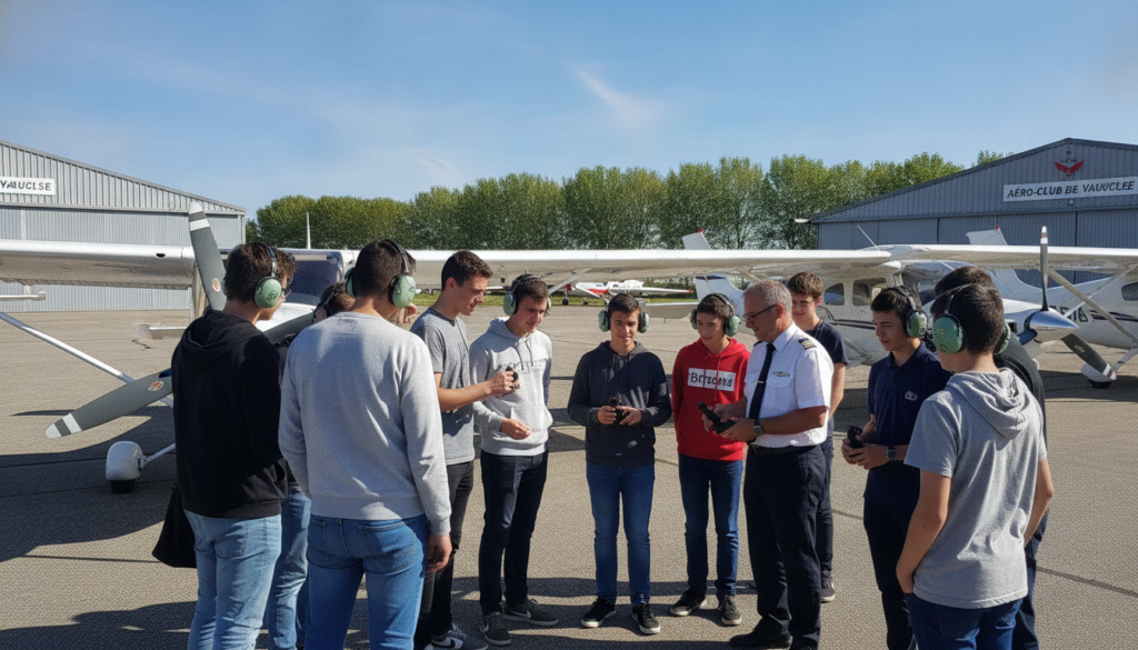 l’aéroclub vauclusien invite les jeunes d’avignon à découvrir l’aviation à travers une immersion unique et passionnante, pour s’envoler vers de nouveaux horizons.