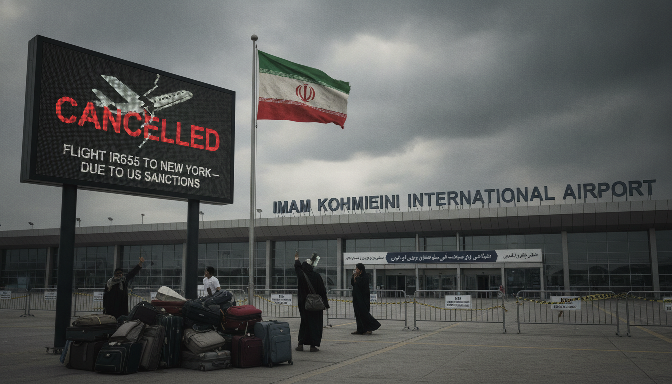 découvrez comment les récentes sanctions américaines contre l'iran provoquent l'annulation massive de vols, impactant les voyageurs et les liaisons aériennes internationales.