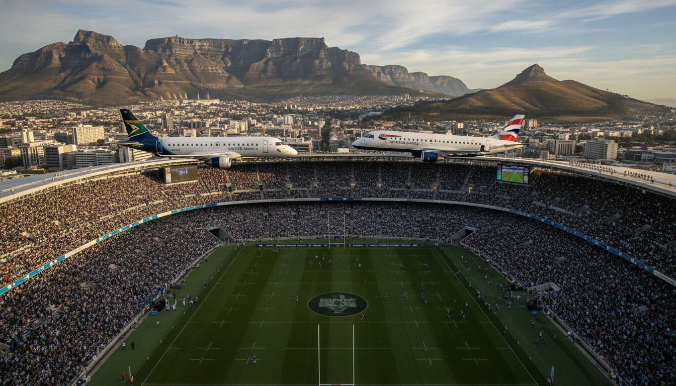 découvrez l'histoire fascinante des deux avions de ligne, ni boeing ni airbus, qui ont survolé de près un stade de rugby, révélant une marque étonnante et méconnue.