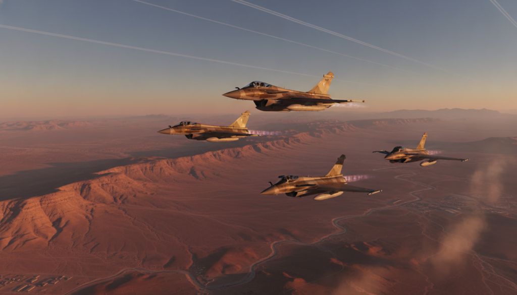 l'irak annonce des négociations avancées pour l'achat de 14 avions de chasse rafale français, renforçant ainsi sa capacité militaire avec des équipements de pointe.