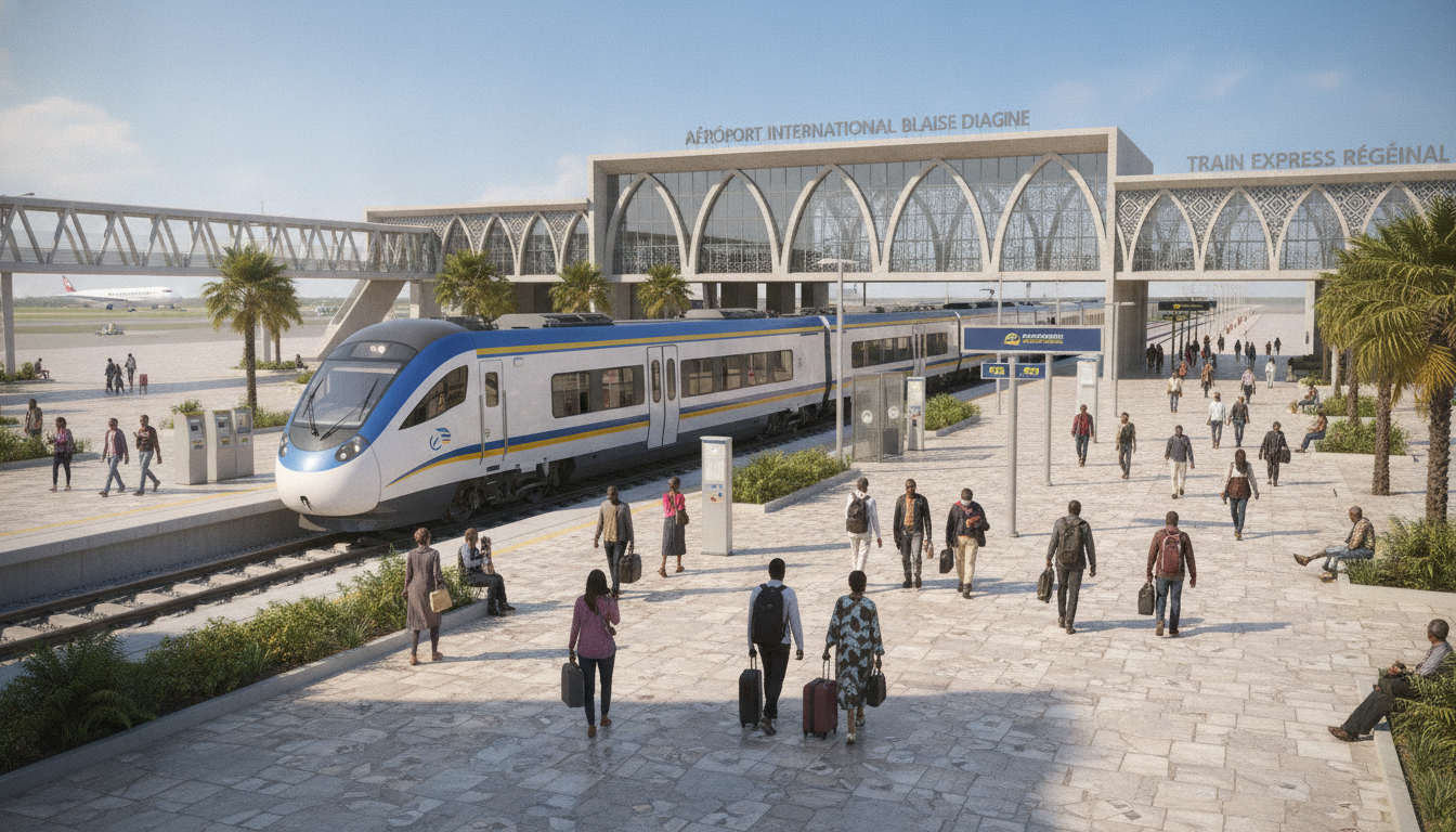 le sénégal inaugure le prolongement du train express régional, facilitant désormais l'accès direct à l'aéroport de dakar pour un transport plus rapide et efficace.