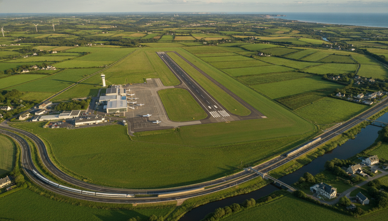 à lannion, l’agglomération prend le contrôle exclusif de la gestion de l’aéroport, assurant un pilotage autonome pour son développement et son optimisation.