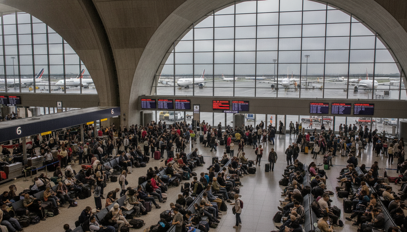 découvrez pourquoi 40% des vols à l'aéroport paris-charles-de-gaulle sont en retard et quelles sont les principales causes de ces retards fréquents.