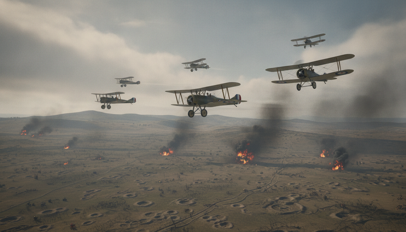 découvrez la conférence captivante sur l'aviation militaire britannique en lorraine durant la grande guerre, une plongée historique incontournable.