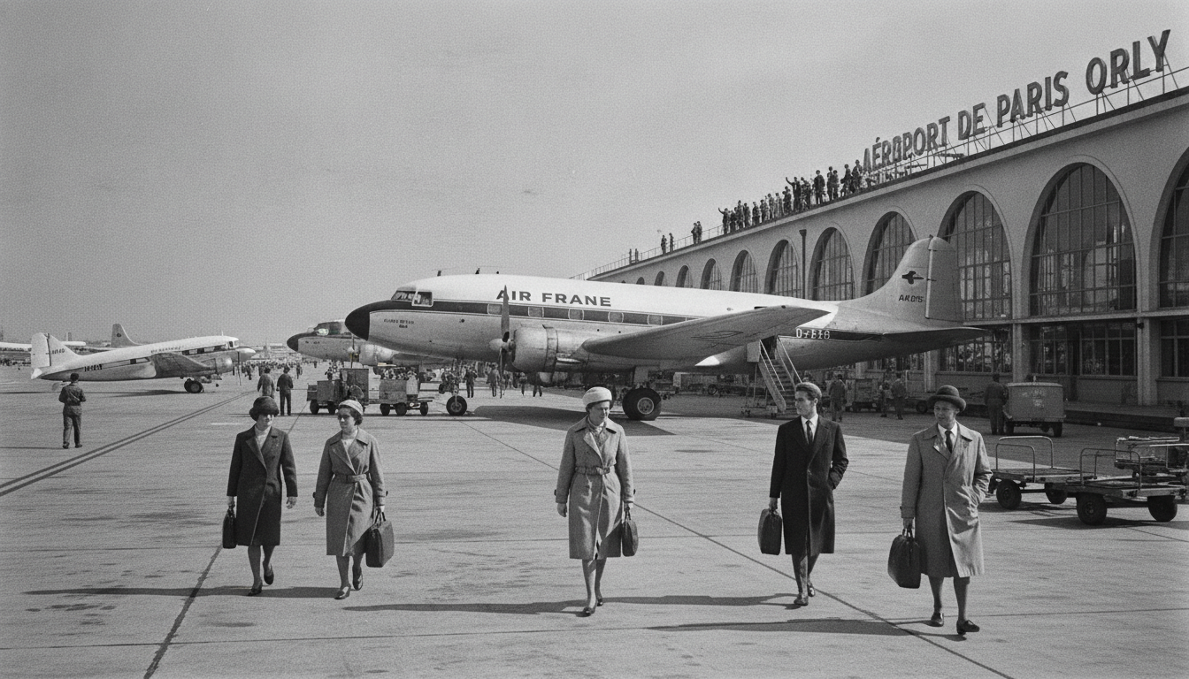 découvrez comment chris marker capture l'aéroport d'orly dans les scènes emblématiques de son film la jetée, lors du tournage à paris le 3 octobre.