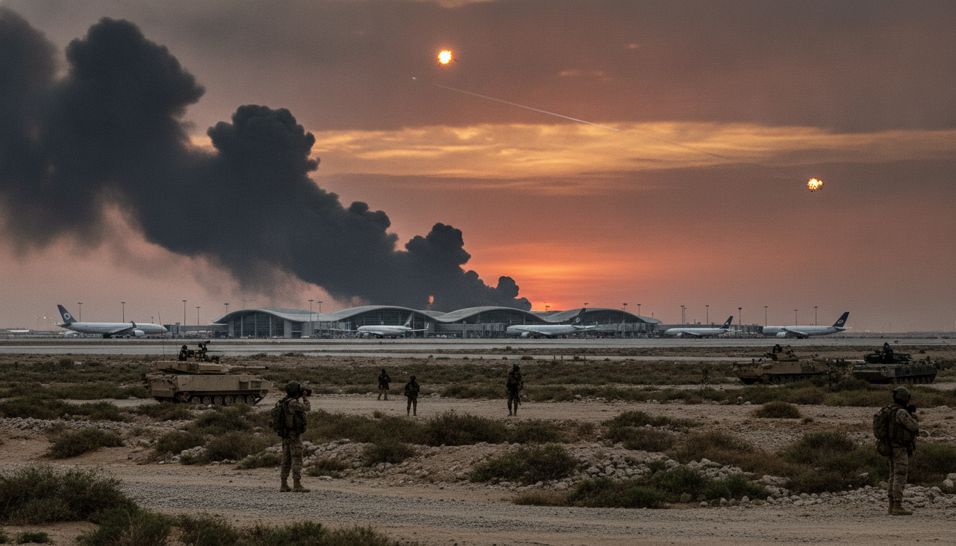 les houthis lancent une offensive majeure ciblant l'aéroport de riyad, un point stratégique clé en arabie saoudite, intensifiant ainsi les tensions dans la région.