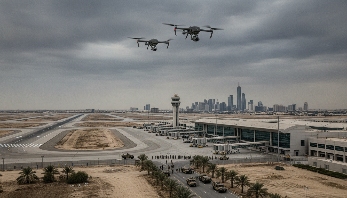 les houthis du yémen déclarent une série d'attaques ciblées visant l'aéroport de ryad et ses infrastructures essentielles, intensifiant les tensions dans la région.