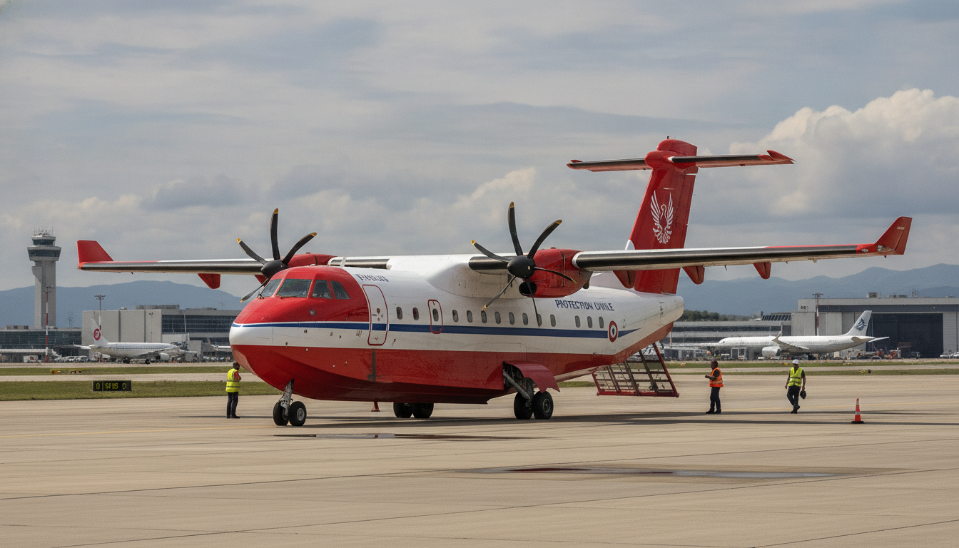découvrez la visite de l'union européenne et de la région occitanie à bord de l'atr 72, un avion reconverti en bombardier d'eau amphibie, alliant innovation et protection de l'environnement.