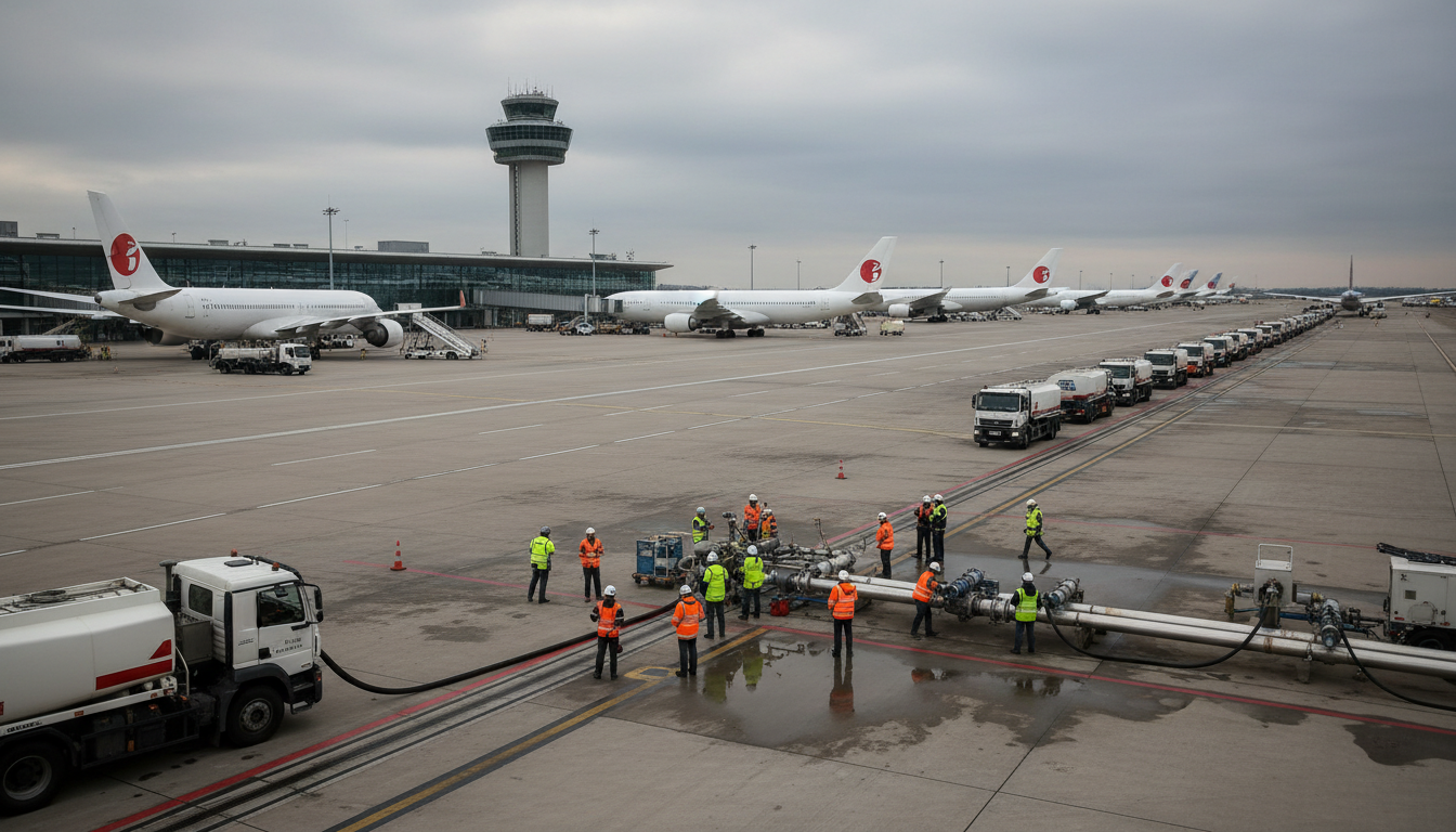 découvrez les solutions mises en place pour surmonter la crise de carburant à l'aéroport de liège et rétablir la situation rapidement, selon rtbf.